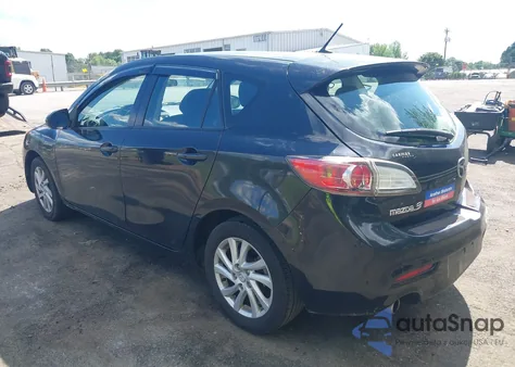 2012 Mazda Mazda3 I Touring z USA, uszkodzony, nr VIN JM1BL1L77C1550308